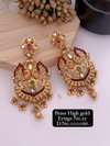 2 Earrings Brass High Gold Jumka Butti Wholesale Price In Surat
